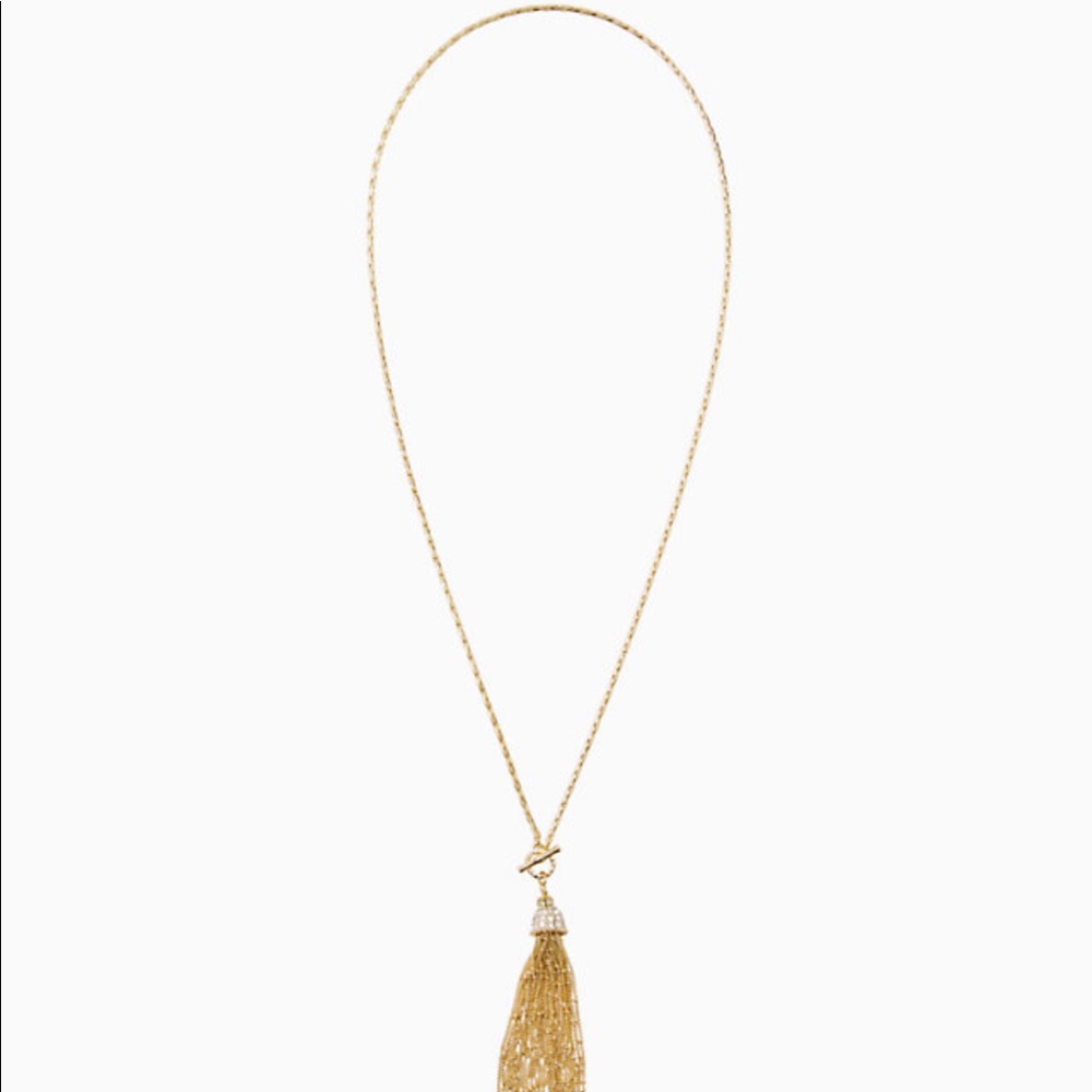 NWT Lilly Pulitzer Fronds Tassel Necklace! 💎